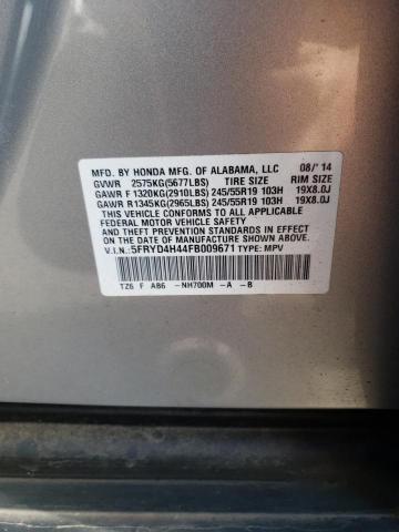 Photo 10 from auction – 2015 ACURA MDX TECHNO with VIN 5FRYD4H44FB009671