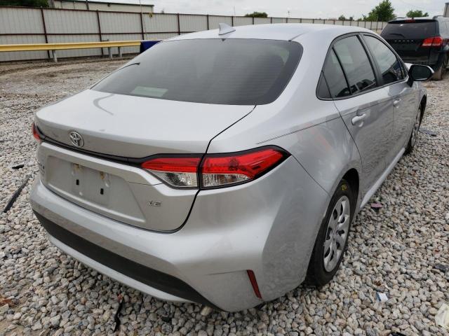 Photo 4 from auction – 2021 TOYOTA COROLLA LE with VIN JTDEPMAE4MJ123030