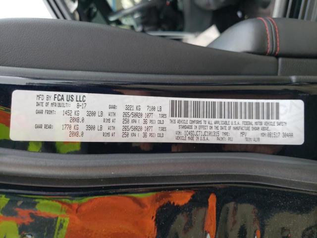 Photo 10 from auction – 2018 DODGE DURANGO R/ with VIN 1C4SDJCT1JC101315