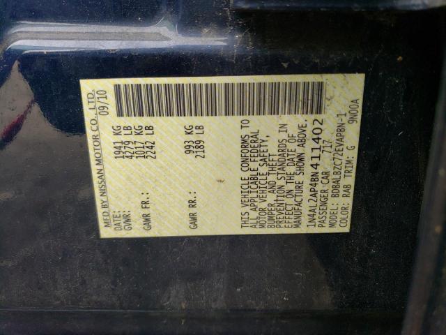 Photo 10 from auction – 2011 NISSAN ALTIMA BAS with VIN 1N4AL2AP4BN411402