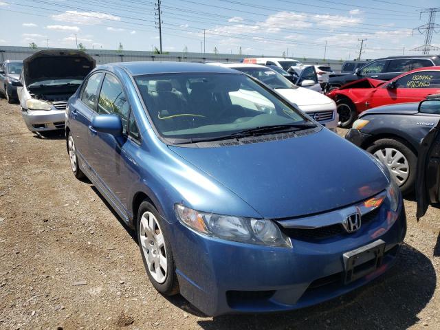 HONDA CIVIC LX 2011 with VIN 2HGFA1E54BH525340 - Photo from auction