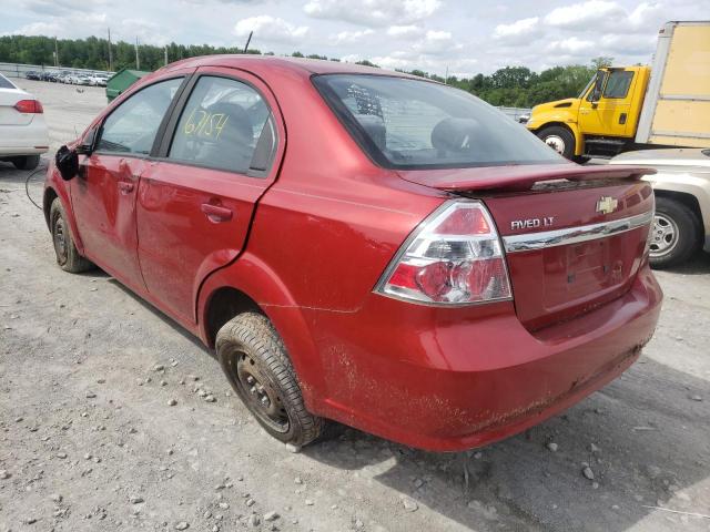 Photo 3 from auction – 2009 CHEVROLET AVEO LS with VIN KL1TD56E69B627070