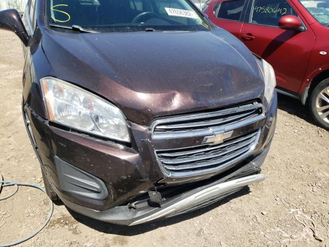 Photo 9 from auction – 2015 CHEVROLET TRAX 1LT with VIN KL7CJLSB7FB116381