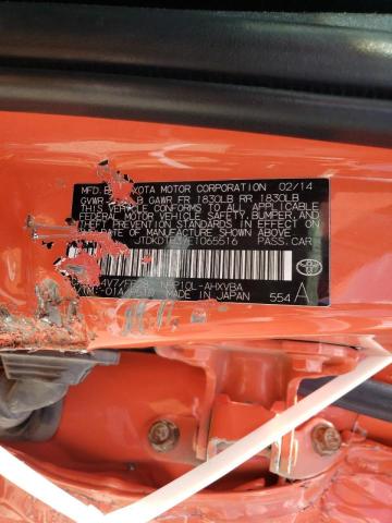 Photo 10 from auction – 2014 TOYOTA PRIUS C with VIN JTDKDTB37E1065516