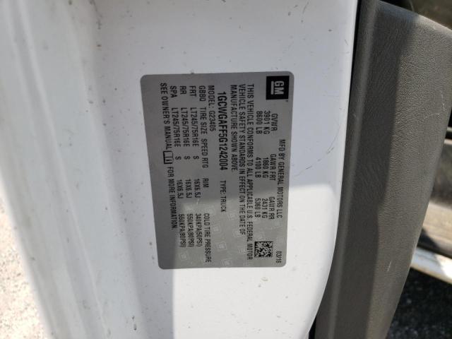Photo 10 from auction – 2016 CHEVROLET EXPRESS G2 with VIN 1GCWGAFF5G1242004