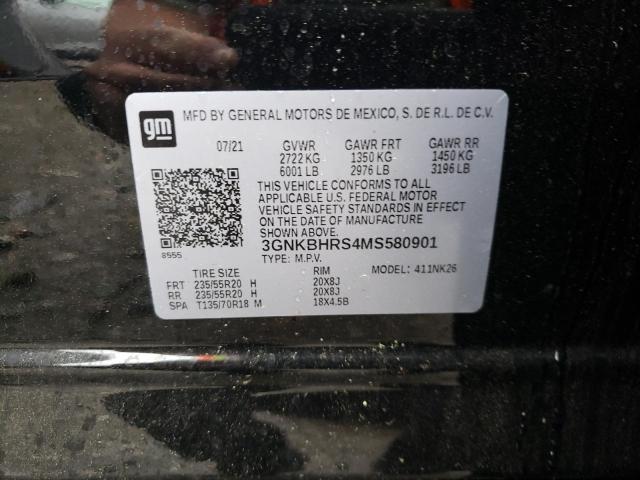 Photo 10 from auction – 2021 CHEVROLET BLAZER 2LT with VIN 3GNKBHRS4MS580901