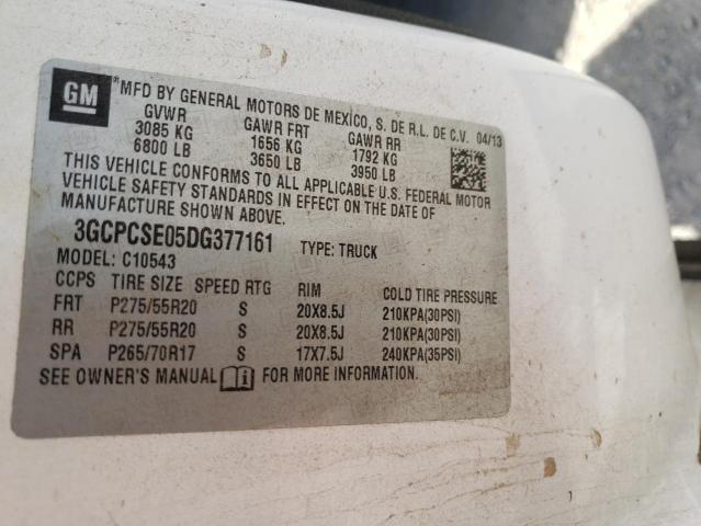 Photo 10 from auction – 2013 CHEVROLET SILVERADO with VIN 3GCPCSE05DG377161