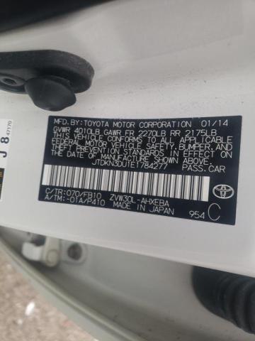 Photo 10 from auction – 2014 TOYOTA PRIUS with VIN JTDKN3DU1E1784277