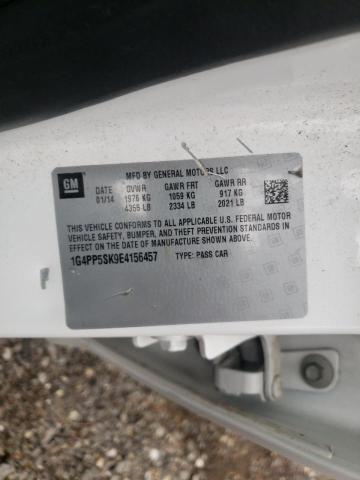 Photo 10 from auction – 2014 BUICK VERANO with VIN 1G4PP5SK9E4156457