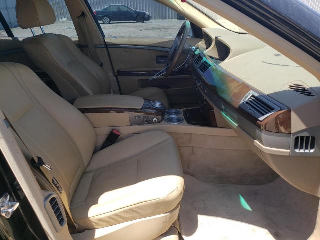 Photo 5 from auction – 2005 BMW 745 I with VIN WBAGL63565DP75917