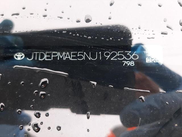 Photo 10 from auction – 2022 TOYOTA COROLLA LE with VIN JTDEPMAE5NJ192536