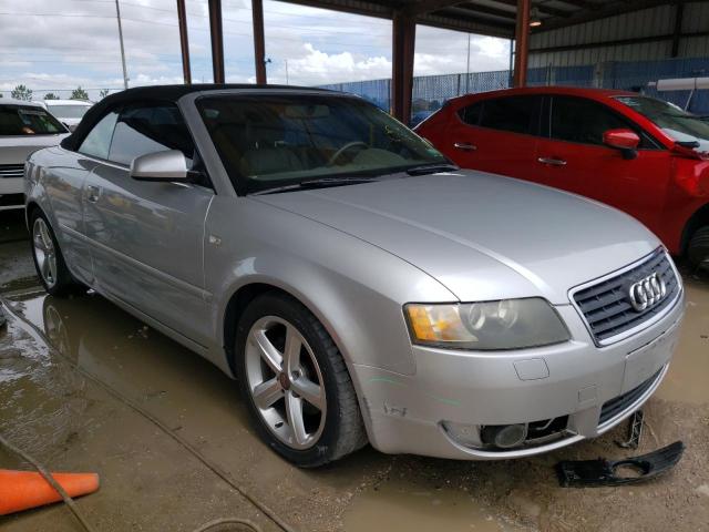 AUDI A4 1.8 CAB 2003 with VIN WAUAC48H63K029585 - Photo from auction