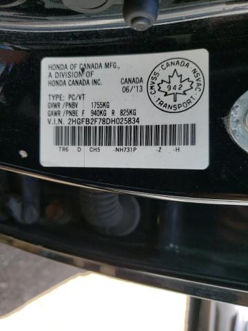 Photo 10 from auction – 2013 HONDA CIVIC TOUR with VIN 2HGFB2F78DH025834