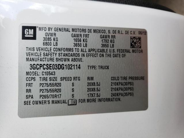 Photo 10 from auction – 2013 CHEVROLET SILVERADO with VIN 3GCPCSE03DG102114