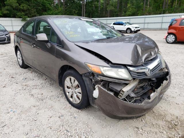 HONDA CIVIC LX 2012 with VIN 2HGFB2F53CH519001 - Photo from auction