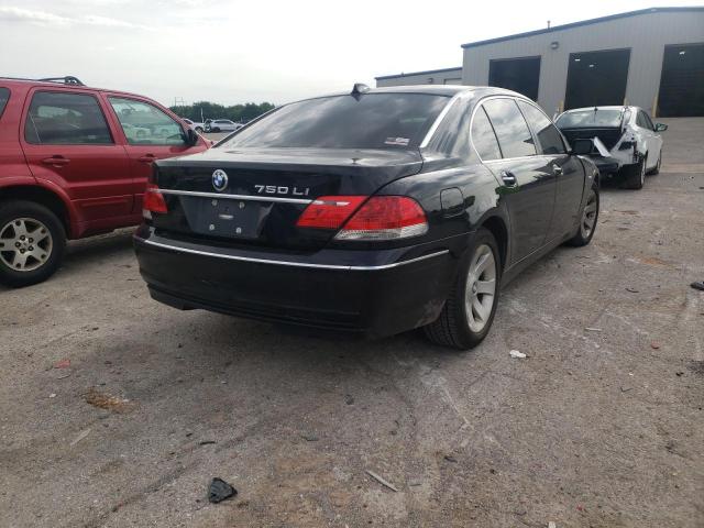 Photo 4 from auction – 2007 BMW 750 with VIN WBAHN83557DT67521
