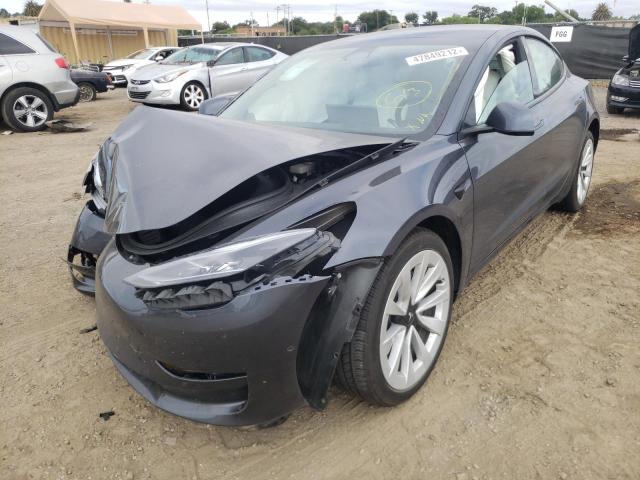 Photo 2 from auction – 2021 TESLA MODEL 3 with VIN 5YJ3E1EB4MF046906