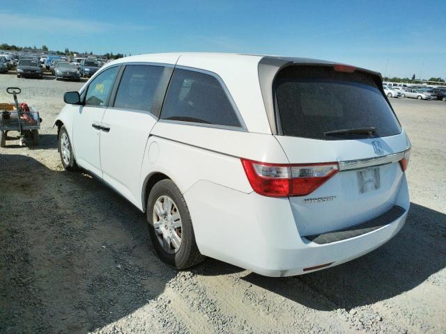 Photo 3 from auction – 2011 HONDA ODYSSEY LX with VIN 5FNRL5H27BB007050