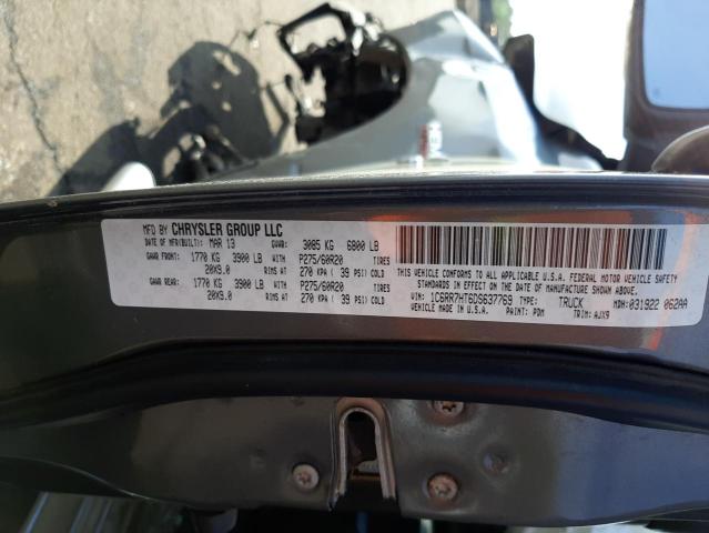 Photo 10 from auction – 2013 RAM 1500 SPORT with VIN 1C6RR7HT6DS637769