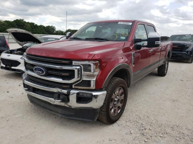 Photo 2 from auction – 2021 FORD F250 SUPER with VIN 1FT8W2BTXMEE15565