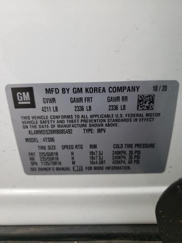 Photo 10 from auction – 2021 BUICK ENCORE GX with VIN KL4MMDS28MB085492