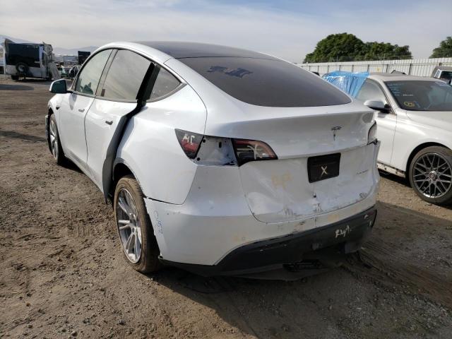 Photo 3 from auction – 2021 TESLA MODEL Y with VIN 5YJYGAEE2MF150031