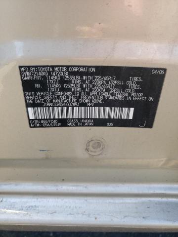 Photo 10 from auction – 2006 TOYOTA RAV4 with VIN JTMBK33V065007893