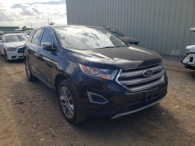 FORD EDGE TITAN 2017 with VIN 2FMPK3K87HBB19182 - Photo from auction