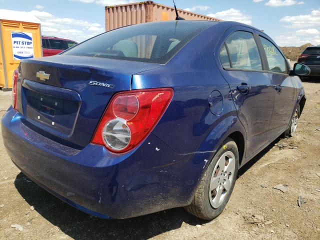 Photo 4 from auction – 2013 CHEVROLET SONIC LS with VIN 1G1JB5SG5D4137786