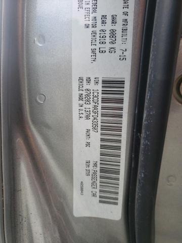 Photo 10 from auction – 2015 DODGE DART SE with VIN 1C3CDFAA3FD433507