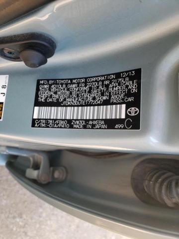 Photo 10 from auction – 2014 TOYOTA PRIUS with VIN JTDKN3DU1E1772047
