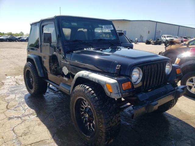 JEEP WRANGLER S 2000 with VIN 1J4FA29PXYP758086 - Photo from auction