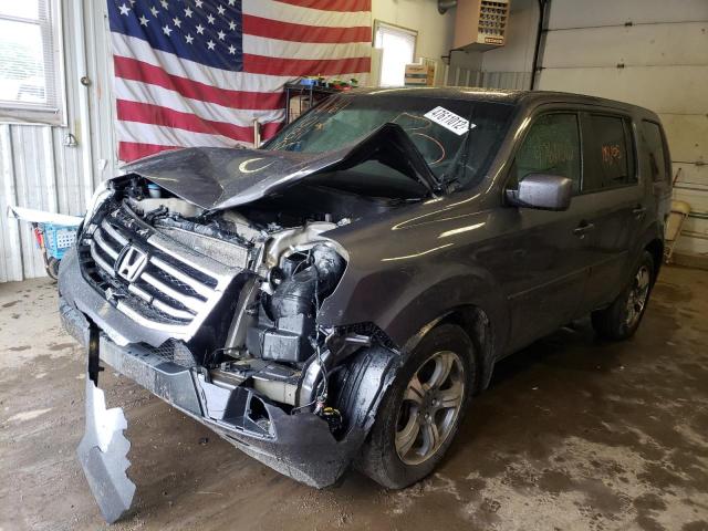 Photo 2 from auction – 2015 HONDA PILOT SE with VIN 5FNYF4H33FB014363