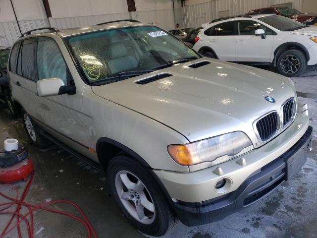 BMW X5 3.0I 2001 with VIN WBAFA53581LM72052 - Photo from auction
