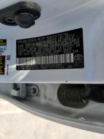Photo 10 from auction – 2014 TOYOTA COROLLA L with VIN 2T1BURHE2EC180323