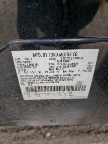 Photo 10 from auction – 2017 FORD EDGE SEL with VIN 2FMPK3J93HBC54282