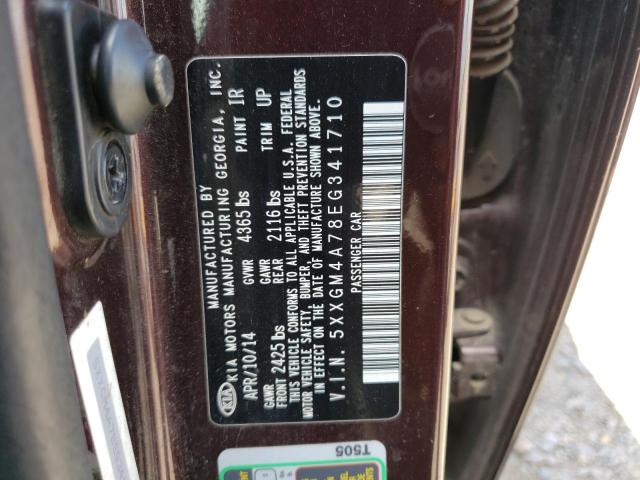 Photo 10 from auction – 2014 KIA OPTIMA LX with VIN 5XXGM4A78EG341710