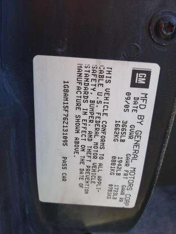 Photo 10 from auction – 2006 SATURN ION LEVEL with VIN 1G8AM15F76Z131095
