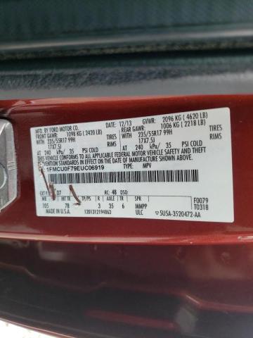Photo 10 from auction – 2014 FORD ESCAPE S with VIN 1FMCU0F79EUC06919