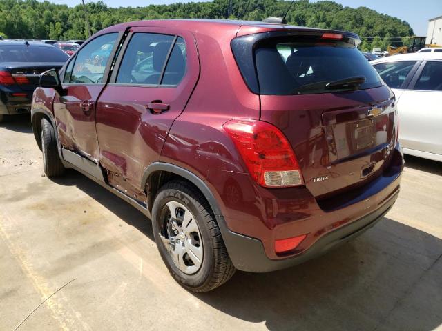 Photo 3 from auction – 2017 CHEVROLET TRAX LS with VIN 3GNCJKSB2HL240628