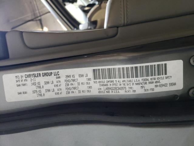 Photo 10 from auction – 2011 JEEP GRAND CHER with VIN 1J4RR4GG2BC642979