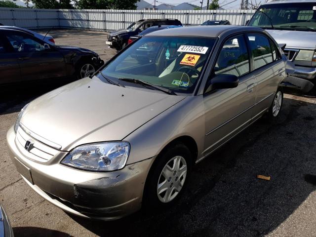 Photo 2 from auction – 2003 HONDA CIVIC LX with VIN 2HGES16583H591818