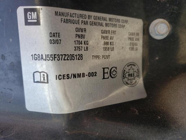Photo 10 from auction – 2007 SATURN ION LEVEL with VIN 1G8AJ55F37Z205128