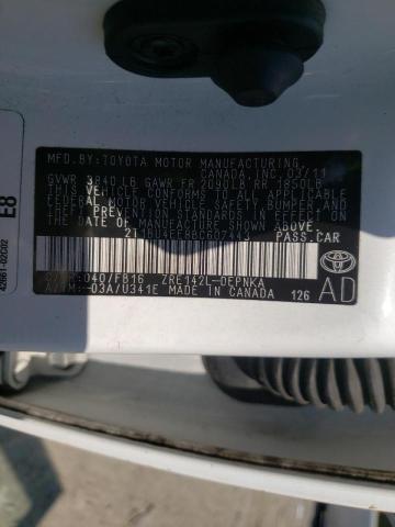 Photo 10 from auction – 2011 TOYOTA COROLLA BA with VIN 2T1BU4EE8BC607443