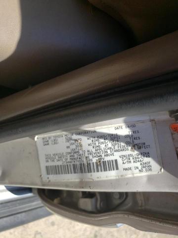 Photo 10 from auction – 2000 TOYOTA 4RUNNER LI with VIN JT3HN87R7Y0311089
