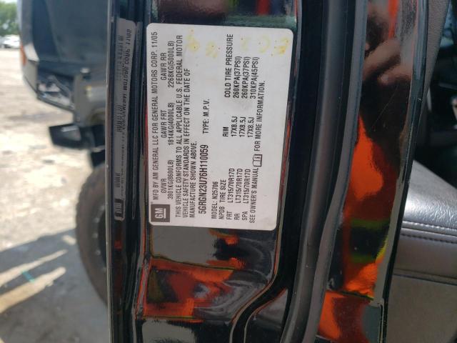 Photo 10 from auction – 2006 HUMMER H2 with VIN 5GRGN23U76H110059
