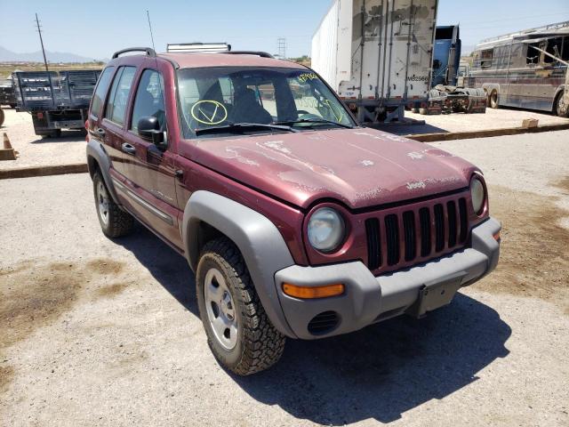 JEEP LIBERTY 2003 with VIN 1J4GL48K83W654291 - Photo from auction