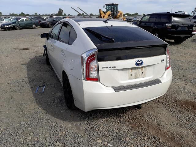 Photo 3 from auction – 2013 TOYOTA PRIUS with VIN JTDKN3DU7D5554542