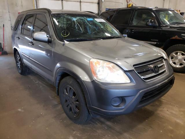HONDA CR-V EX 2005 with VIN SHSRD78855U308720 - Photo from auction