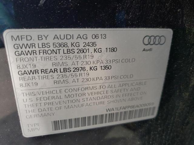 Photo 10 from auction – 2014 AUDI Q5 PREMIUM with VIN WA1LFAFP8EA009059